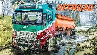 OFFROAD #7: Der VOLVO FH16 als Tank-LKW im Waldgebiet  | SPINTIRES MUDRUNNER