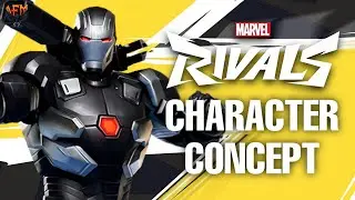 Marvel Rivals &mdash; концепт героя War Machine