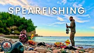 🔱 I've Never Been Closer to Catching this Fish! | Shore Dive Spearfishing in Greece 🐟