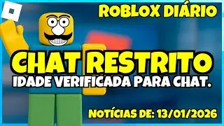 Roblox Brasil: Chat Agora Restrito - Jornal Roblox 13/01/2026