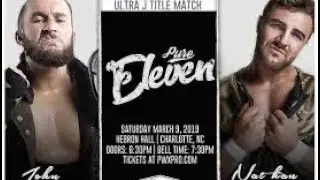 PWI International Ultra J Championship: Nathan Cruz vs John Skyler