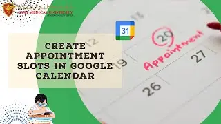 How to create appointment slots in google calendar