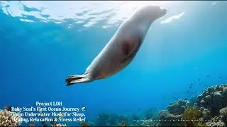Baby Seal&rsquo;s First Ocean Journey 🌊Calm Underwater Music for Sleep, Healing, Relaxation &Stress Relief