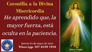 CORONILLA A LA DIVINA MISERICORDIA DE HOY. JUEVES 30 DE MAYO DE 2024