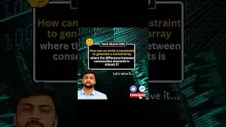 Constraint to Generate an array with at least 2 difference between elements #vlsi #navneettechshorts