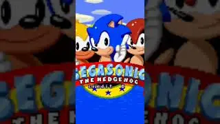 abertura de segasonicthehegehog #segasonic #sonic #ray #mighty #sega #arcade #emulador  #abertura