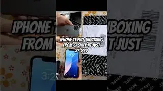 Iphone 11 pro  from Cashify at just 2*599 🤫#refurbished #unboxing#review#ytshorts#apple#iphone11pro
