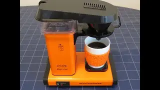 Small Orange Monster. Moccamaster Cup-one Coffee Maker