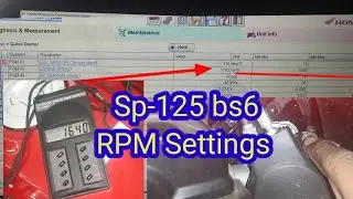 Honda Sp 125 BS6 High Rpm🔥Problem /Starting problem Solve