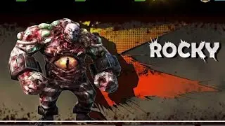 Dead Target game Rocky monster villain