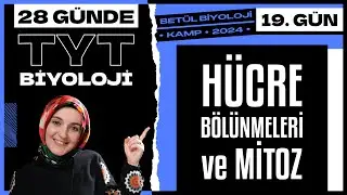 19) Hücre Bölünmeleri, Mitoz Bölünme | 10. Sınıf Biyoloji | 2024 TYT Biyoloji Kampı 19. Gün
