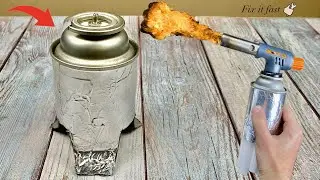 ГАЗОВЫЙ баллон больше не нужен!🔥 Вечный источник огня из старого газового баллона!