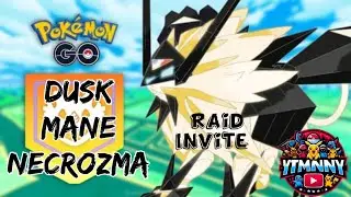 Dusk Mane Necrozam Raid Invite Livestream.(Go Wild Area)