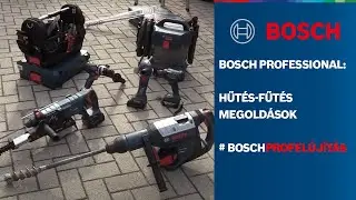 Bosch Professional: légkondícionáló egység kiépítése
