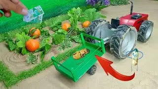 Diy mini tractor project modern plough machine science disc harrows blade