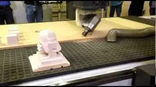 HS300 2 Axis Head - Small Size, Great Power - Working on a panel