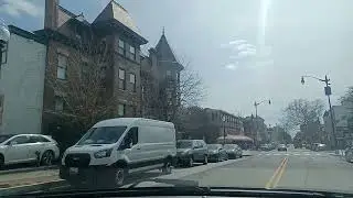 Driving thru Uptown DC.
