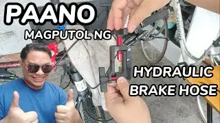 Paano Magputol ng Hydraulic Brake Hose | SHIMANO MT200 #bikerepair #shimano