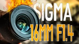 SIGMA 16MM F1.4 OMG!! -  THE BEST PRIME LENS FOR SONY a6400, a6300, a6000, and a5100!!