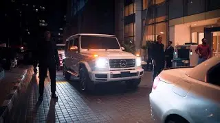 Rayvanny All White Car Convoy