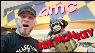 The Monkey Movie Popcorn Bucket Comparison to Original Jolly Chimp Toy AMC Theatres