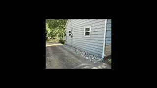 Curtain French Drain Installation