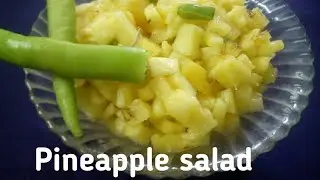 pineapple salad (chaat) / pineapple recipe