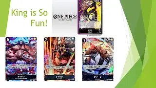 OPTCG OP08 King Decklist + Gameplay! This deck is so much fun!