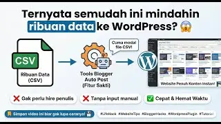 Tutorial Export CSV dari Tools Blog Auto Post Ke Wordpress
