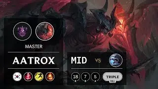Aatrox Mid vs Talon - KR Master Patch 9.9