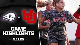 Utah Tech vs. Utah Highlights (9.11.25) | 2025 Big 12 Women's Soccer