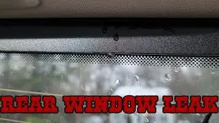 2019 Ram 1500 rear window leak (MY EXPERIENCE)