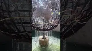 🌏 Amazing Globe Fountain Featuring Australia | Relaxing Water Flow #Shorts