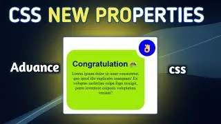 Learn New CSS Properties