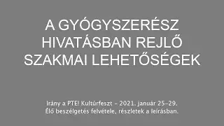 A gy&oacute;gyszer&eacute;sz hivat&aacute;sban rejlő szakmai lehetős&eacute;gek