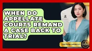 When Do Appellate Courts Remand A Case Back To Trial? - Courtroom Chronicles