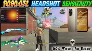 POCO C71 Free Fire Sensitivity+Dpi+Headshot Settings