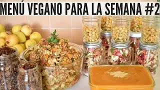 MENÚ VEGANO PARA LA SEMANA #2 / MEAL PREP - VIDA VEGANA