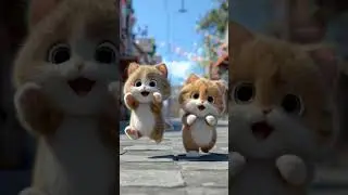 Two Kittens Dancing Baby Shark 😍🦈 #ai #catlovers #cat #cute #catdancing