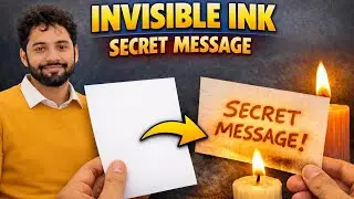 INVISIBLE INK 😲|SECRET MESSAGE 