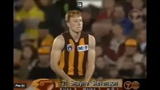 Shayne Stevenson or Matthew Young Goal for Hawthorn VS Adelaide Crows