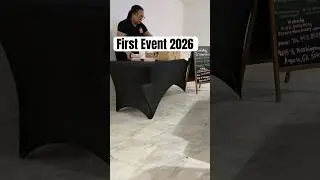 Let&rsquo;s setup for my first event 🎊 for 2026 #bakery #vendor  #crazybakery