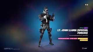 LT. John Llama (Special Forces) Skin Fortnite | Fortnite Chapter 3 Season 1 Battle Pass Unlocks