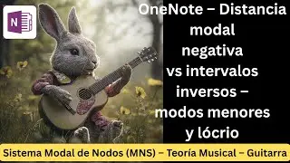 OneNote &ndash; Distancia modal negativa vs intervalos inversos &ndash; modos menores y l&oacute;crio 1235