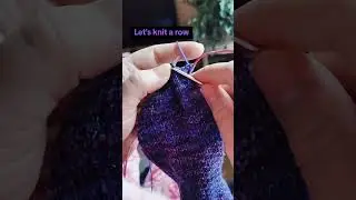 Knit a row with me 🧶