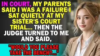 In Court, My Parents Said I Was A Failure, But Then The Judge Asked Me To Take The Bench.