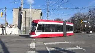 TTC Streetcar Action at Kipling Loop