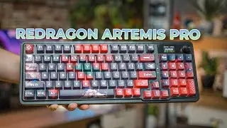 The Redragon Artemis Pro K719 Anime Gaming Keyboard Has A WILD Design