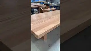 Crafting Luxury: The Creation of a Custom 3.3m Blackbutt Dining Table