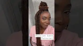 Sneak Peek!!! 😍😍 Realistic Ghana Twist Passion Locs #fauxlocshairstyles